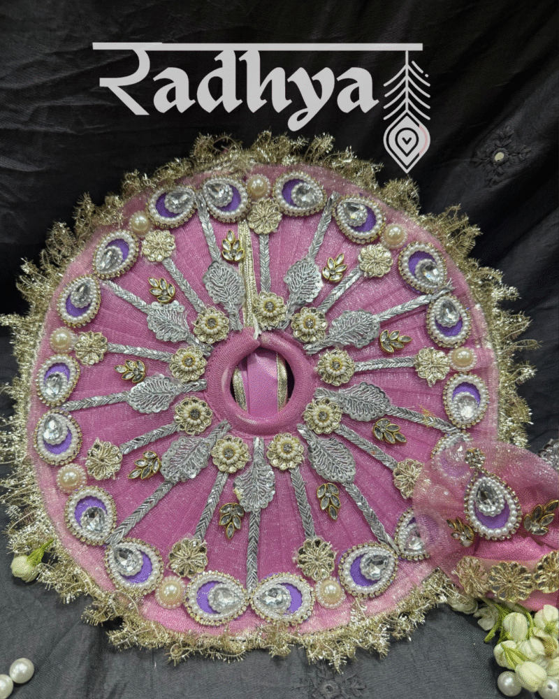 Purple and silver poshk