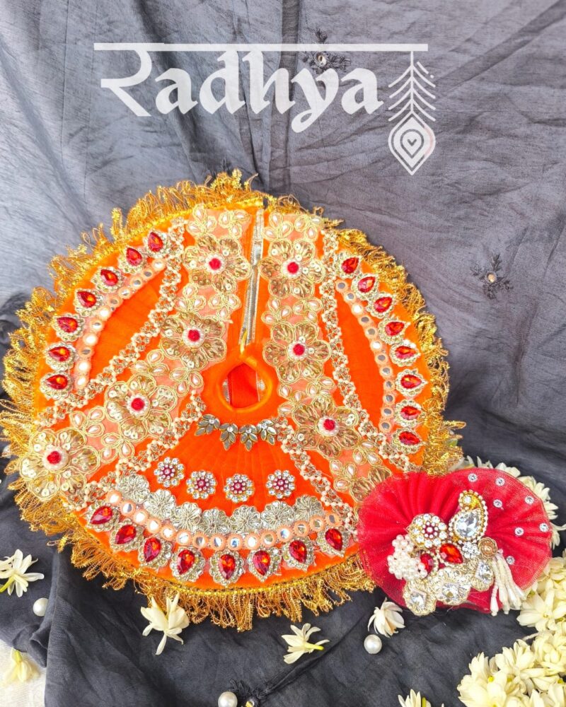 Orange Gold Poshak
